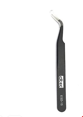 پنس سر کج آنتی استاتیک برند DTEC مدل ESD-15